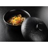 Cocotte mini ronde 30 cl Ø 11.5 cm en grès noir Matris (x 4)