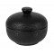 Cocotte mini ronde 30 cl Ø 11.5 cm en grès noir Matris (x 4)