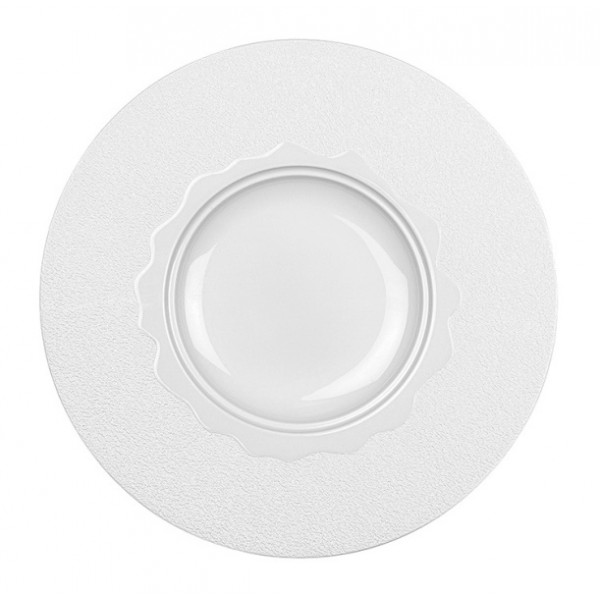 Assiette porcelaine Duetto In Situ Ø 32 cm Ø intérieur 16 cm (x 1)