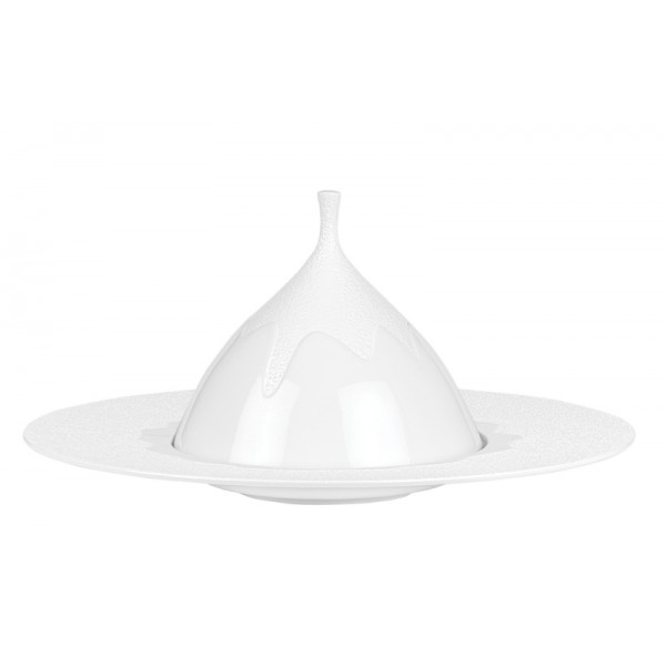 Cloche en porcelaine Ø 16 cm pour assiette Duetto Ø 32 cm (x 1)
