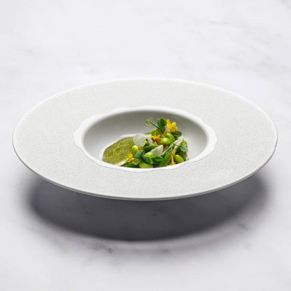 Assiette porcelaine Duetto In Situ creuse à pâtes Ø 28 cm (x 6)