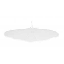 Assiette porcelaine Nervy Leaf 22 x 19 cm (x 4)