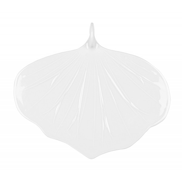 Assiette porcelaine Nervy Leaf 22 x 19 cm (x 4) Assiette porcelaine Nervy Leaf 22 x 19 cm (x 4)