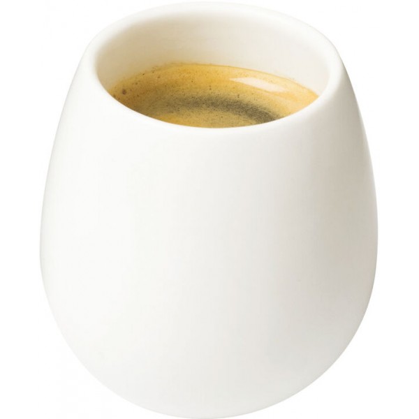 Tasse en porcelaine blanche Ovéal 20 cl Ht 8 cm (x 6)