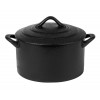 Cocotte mini ronde 50 cl Ø 12.5 cm en New Bone China effet fonte (x 2)