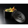 Cocotte mini ronde 50 cl Ø 12.5 cm en New Bone China effet fonte (x 2)