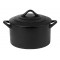 Cocotte mini ronde 50 cl Ø 12.5 cm en New Bone China effet fonte (x 2)
