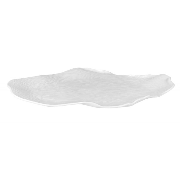 Assiette porcelaine Elysea plate 28 x 23 cm (x 2) Assiette porcelaine Elysea plate 28 x 23 cm (x 2)