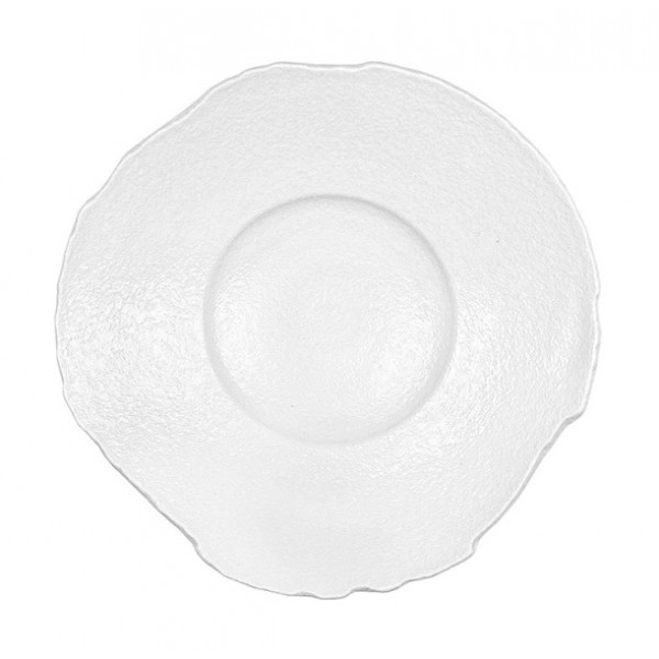 Assiette en grès Organique 22.5 x 22.4 cm petit bassin (x 6)