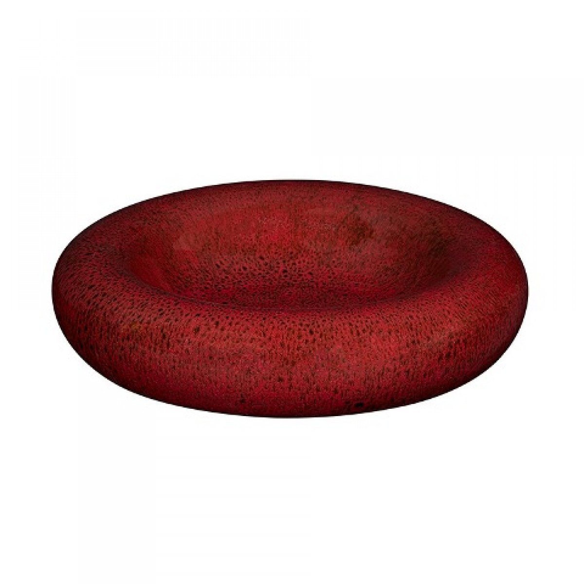 GRANITE ROUGE - Assiette creuse à aile Boléro GM - J.L Coquet & Jaune