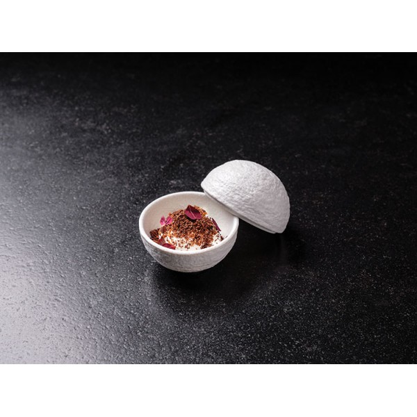 Bol en grès avec couvercle Sphère In Situ Ø  6.5 cm Ht 6.5 cm (x 6)