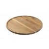 Plateau tournant de présentation Ø 33 cm en bois d'acacia