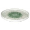 Assiette porcelaine Axone plate bord droit In Situ Ø 25 cm (x 4)