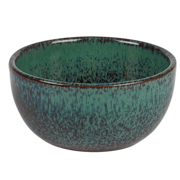 Bol en terre cuite Ø 9 cm 11 cl, Koloreo vert (x 6)