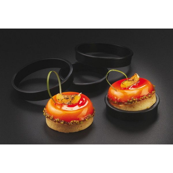 Cercle à tarte Exoglass Ø  60 mm Ht 17 mm (x 6)
