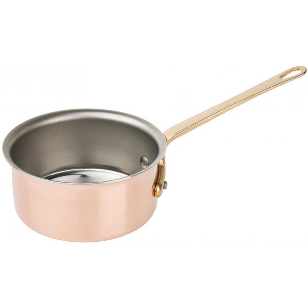 Mini casserole Elégance en cuivre / inox Ø 9 cm Ht 4.5 cm (x 1)