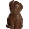 Moule à chocolat, 4 empreintes pour 2 chiots Ht 88 mm