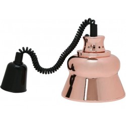 Lampe chauffante infrarouge coloris cuivre 220 v pour passe-plats