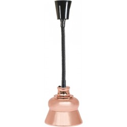 Lampe chauffante infrarouge coloris cuivre 220 v pour passe-plats