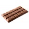 Moule à chocolat tablette 144 x 75 mm Ht 10 mm 18 carrés décalés (3 empreintes 100 g)