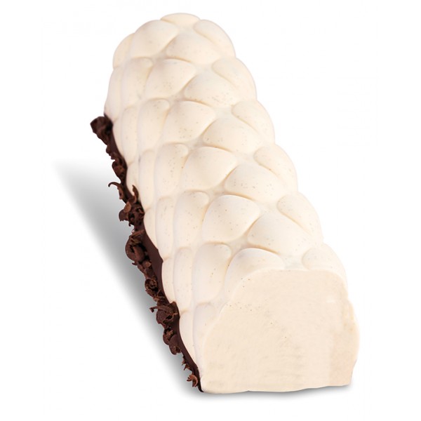 Kit bûche décor moule et tapis relief effet matelassé