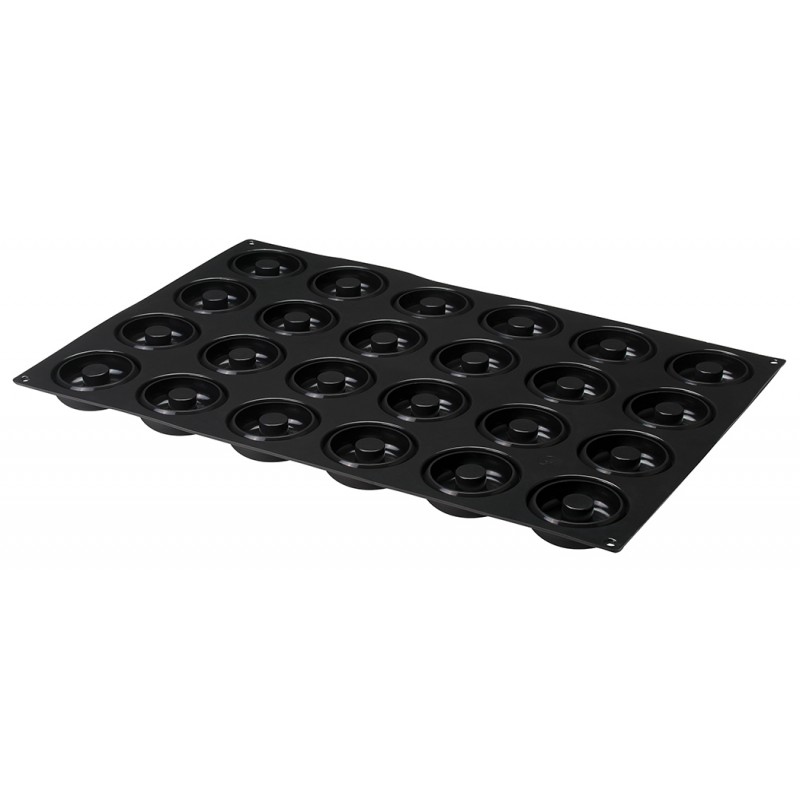 Moule Flexipan Ring 3D 24 empreintes Ø 8 cm