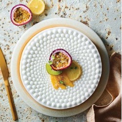 Disque relief décors pois Ø 21.65 cm