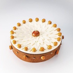 Disque relief décors fleur Ø 21.65 cm