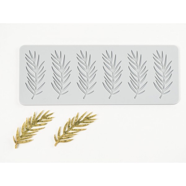 Moule en silicone 100%Chef tuile Fougère (6 empreintes)