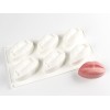 Moule en silicone 100%Chef forme lèvre (6 empreintes)