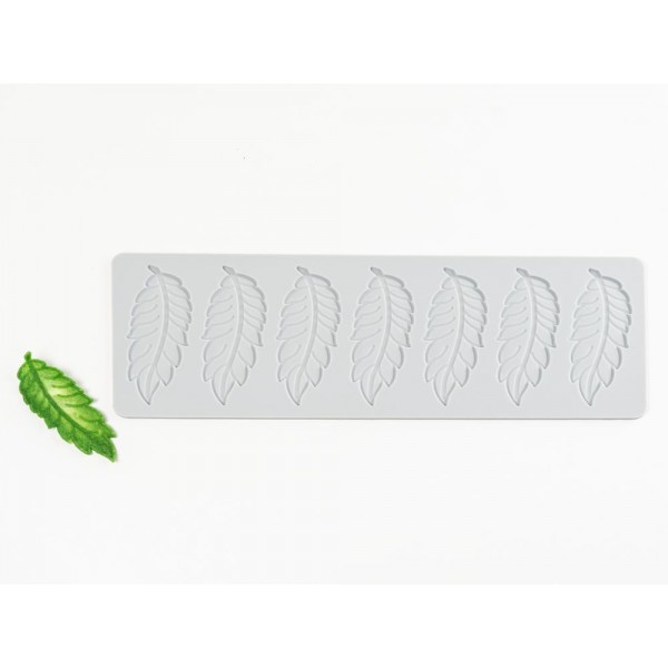 Moule en silicone 100%Chef tuile Plumes (7 empreintes)