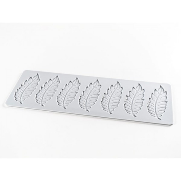 Moule en silicone 100%Chef tuile Plumes (7 empreintes)
