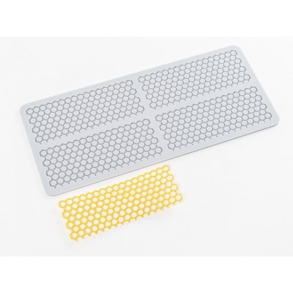 Moule en silicone 100%Chef tuile Nid d'abeille (4 empreintes)