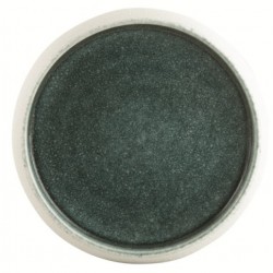 Assiette porcelaine Saveurs Ø 19 cm, émail réactif Ocean (x 3)