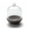 Bol en marbre gris & sa cloche Planet 100% Chef