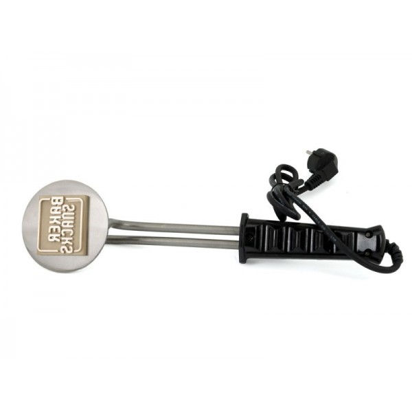 Marqueur électrique Burger Market 100%Chef 5 x 5 cm personnalisable à votre marque