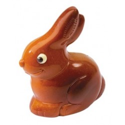 Moule à chocolat, lapin assis 2 empreintes 120 g