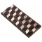 Moule à chocolat tablette 150 x 66 mm Ht 10 mm Geometric (3 empreintes 80 g)