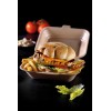 Boite à burger en PPE 15,8 x 14.7 x Ht 7.2 cm (x 680) Boite à burger en PPE 15,8 x 14.7 x Ht 7.2 cm (x 680)