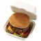 Boite à burger en fibre de canne 15 x 15 cm (x 500)