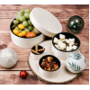 Boite à fromage en peuplier 100 cl avec caissette noire Ø 16.3 Ht 6 cm (x 36) Boite à fromage en peuplier 100 cl avec caissette noire Ø 16.3 Ht 6 cm (x 36)