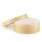 Boite à fromage en peuplier  60 cl avec caissette, Ø 13.5 Ht 5 cm (x  50)