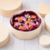 Boite à fromage en peuplier 150 cl avec caissette, Ø 20 Ht 6 cm (x 15)