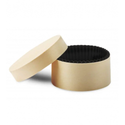 Boite à fromage en peuplier  15 cl avec caissette noire Ø 8.2 Ht 4 cm (x 100)
