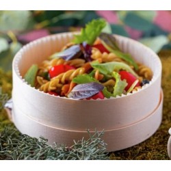 Boite à fromage en peuplier 100 cl avec caissette, Ø 16.3 Ht 6 cm (x 36)