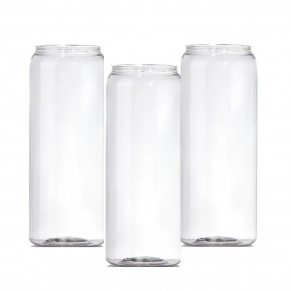 Canette PET 50 cl Ø 6 cm Ht 17 cm seule sans couvercle (x 100)