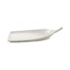 Plat en porcelaine Yli Revol forme pelle blanche 42 x 21 cm (x 2)