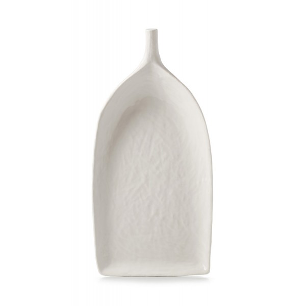 Plat en porcelaine Yli Revol forme pelle blanche 42 x 21 cm (x 2)