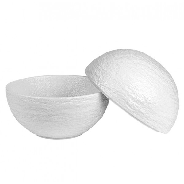 Bol en grès avec couvercle Sphère In Situ Ø 13 cm Ht 13 cm (x 4)