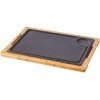 Plateau en bambou pour assiette Basalt à steak 33 x 24 cm (x 3)